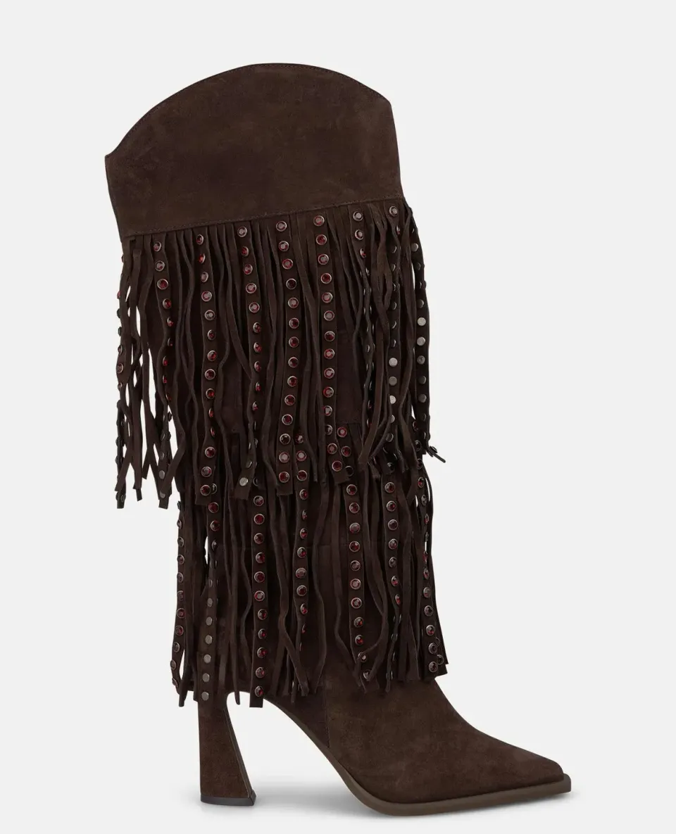 Alma en Pena I260443 botte cowboy marron 9 cm