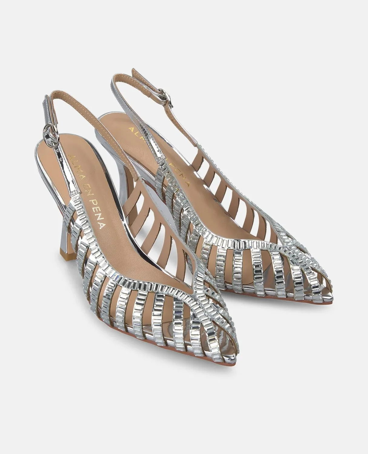 Alma en Pena V250622 escarpins argent talon 9 cm