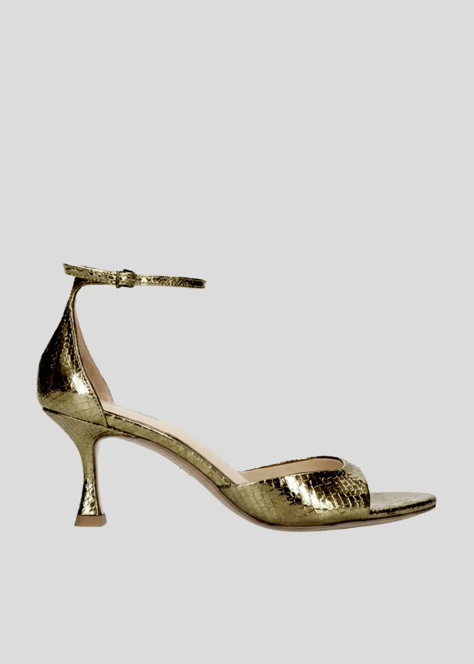Lola Cruz Kumala sandales 65 kaki talon 6,5 cm