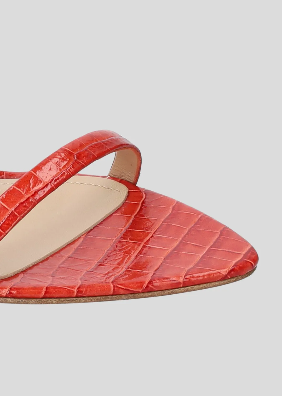 Lola Cruz Summer Heel Sandals 95 sandales rouge 9,5 cm