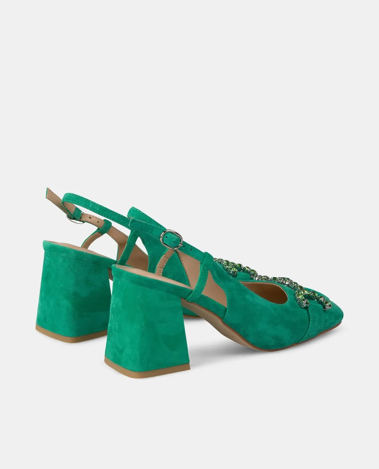 Alma en Pena V250551 escarpins verts talon 7,5 cm
