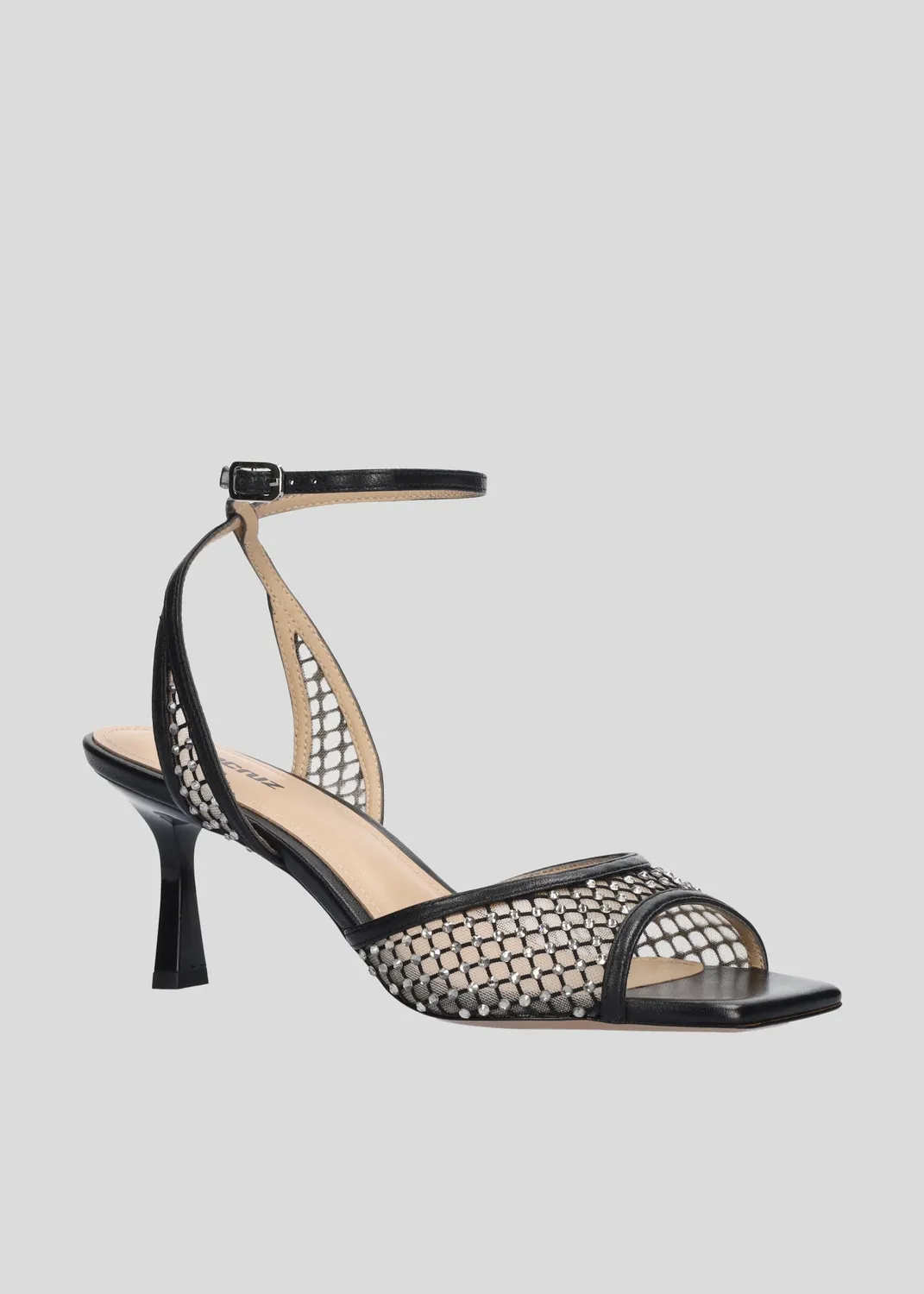 Lola Cruz Carmen 65 sandales à talons noires talon 6,5 cm