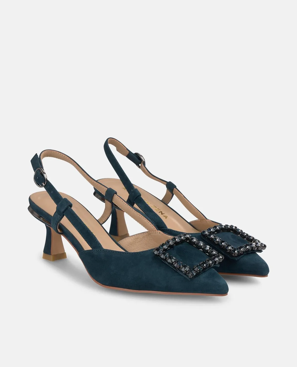 Alma en Pena I250513 escarpins cuir talon 6 cm marine