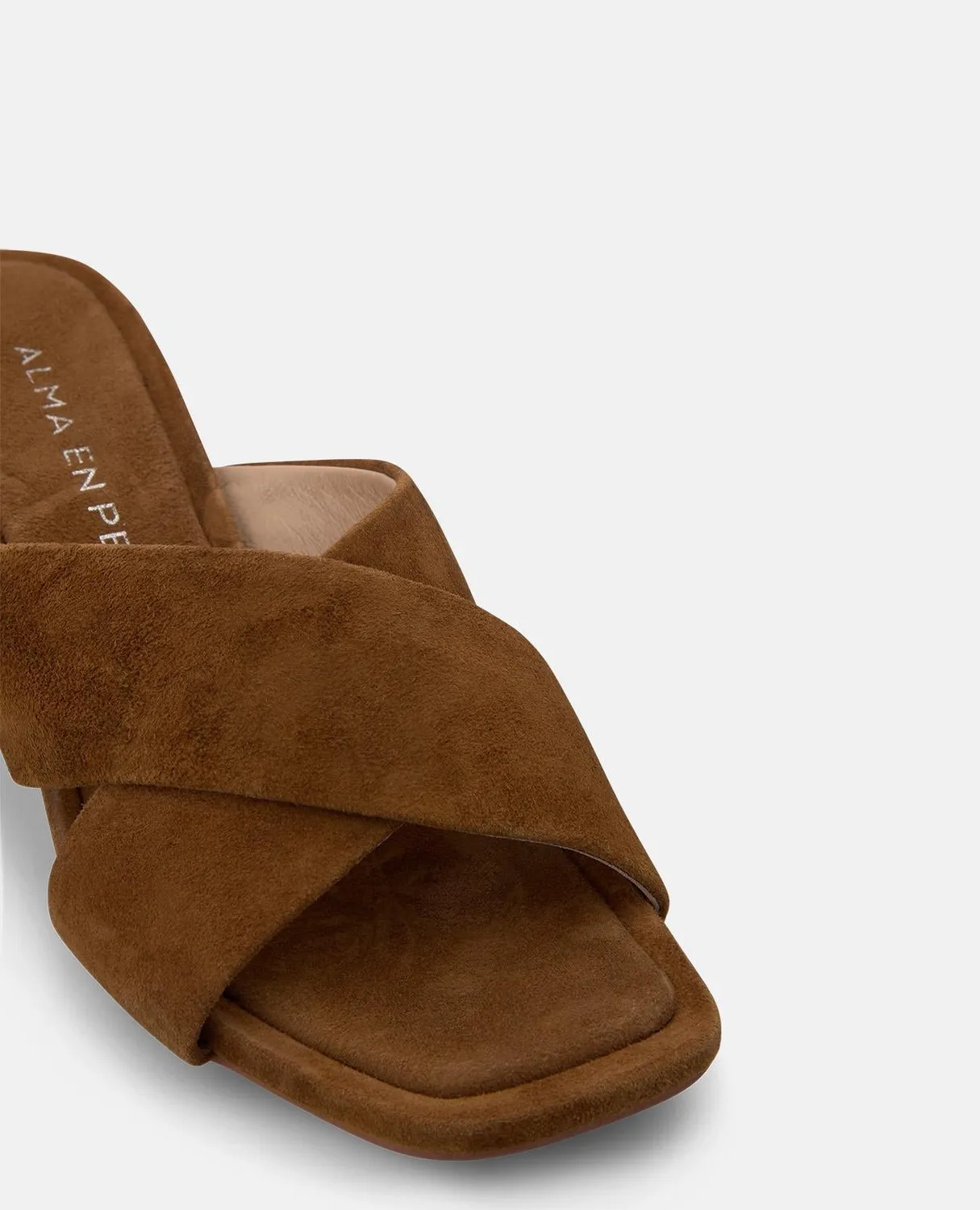 Alma en Pena V263104 sandales camel cuir talon 6 cm