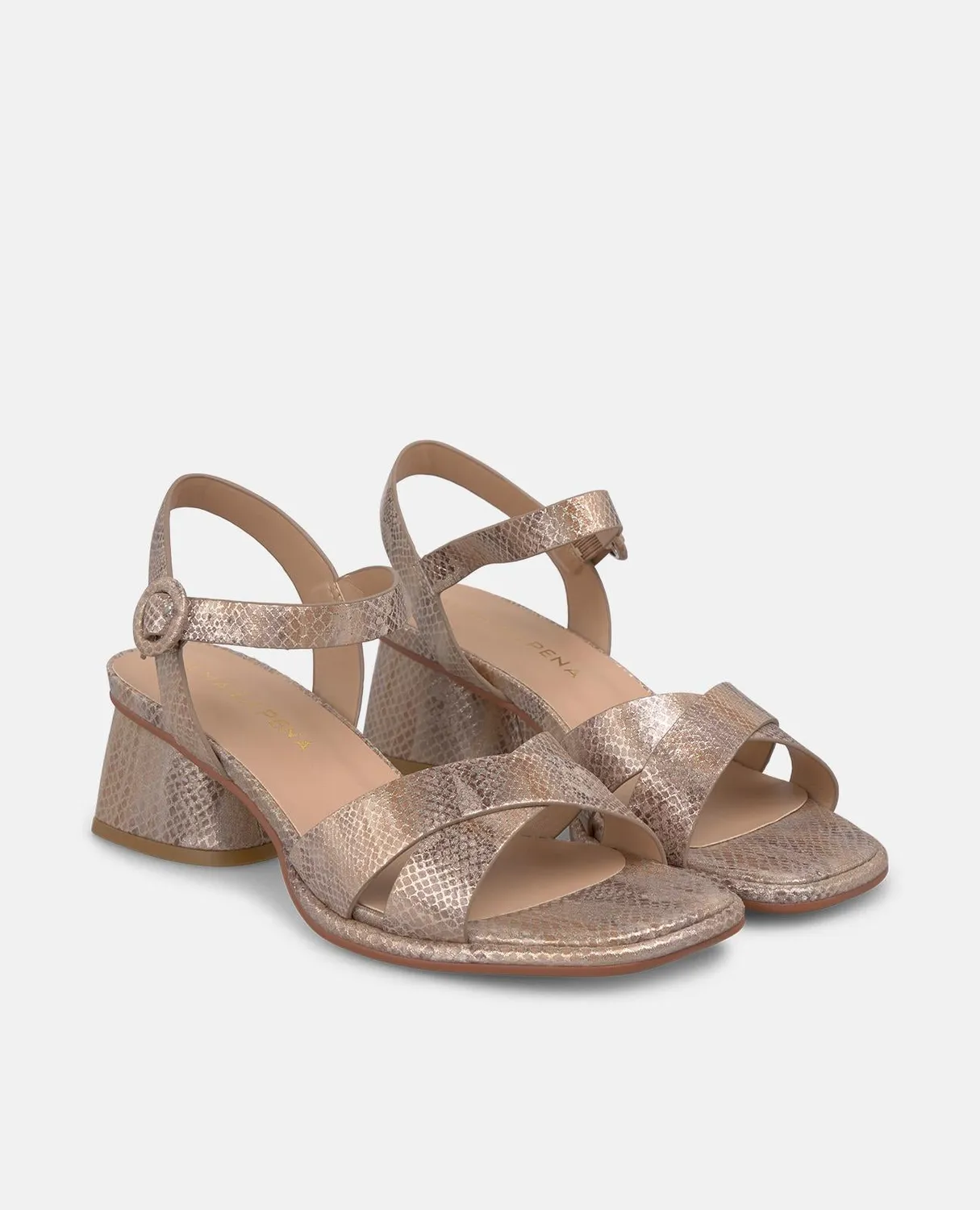 Alma en Pena V2650401 sandales camel talon 4,5 cm