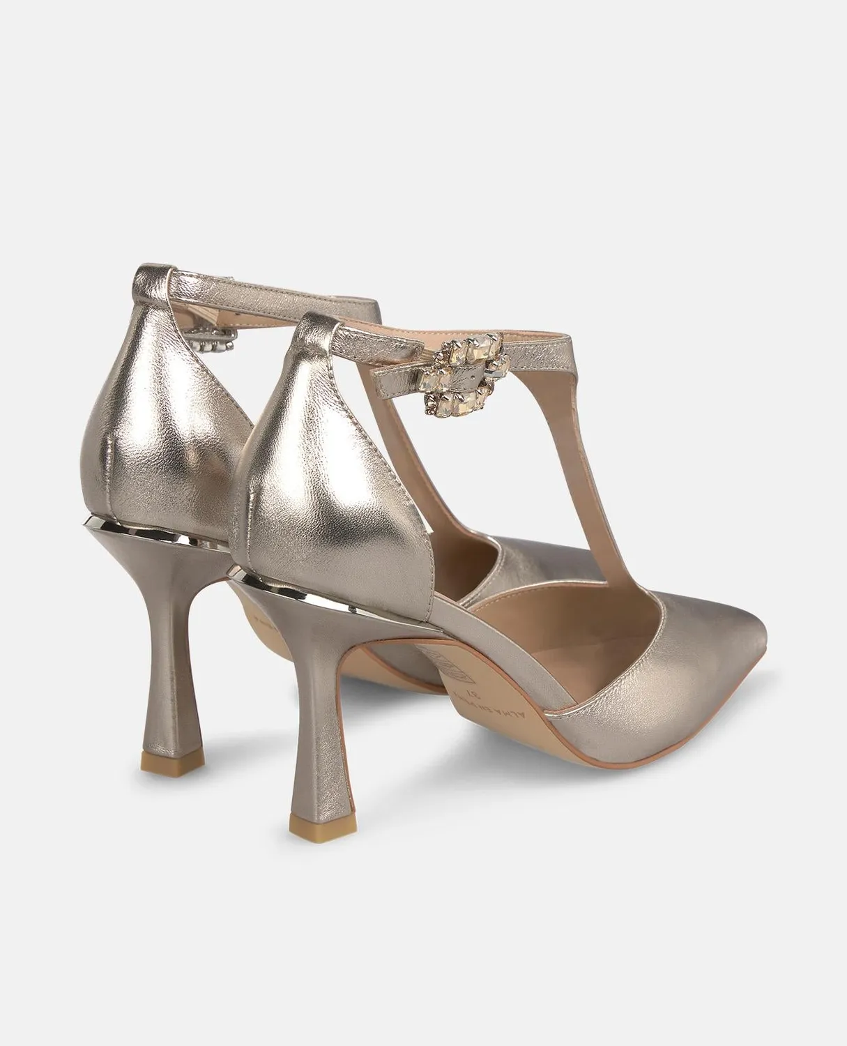Alma en Pena V262006 escarpin cuir bronze 9 cm