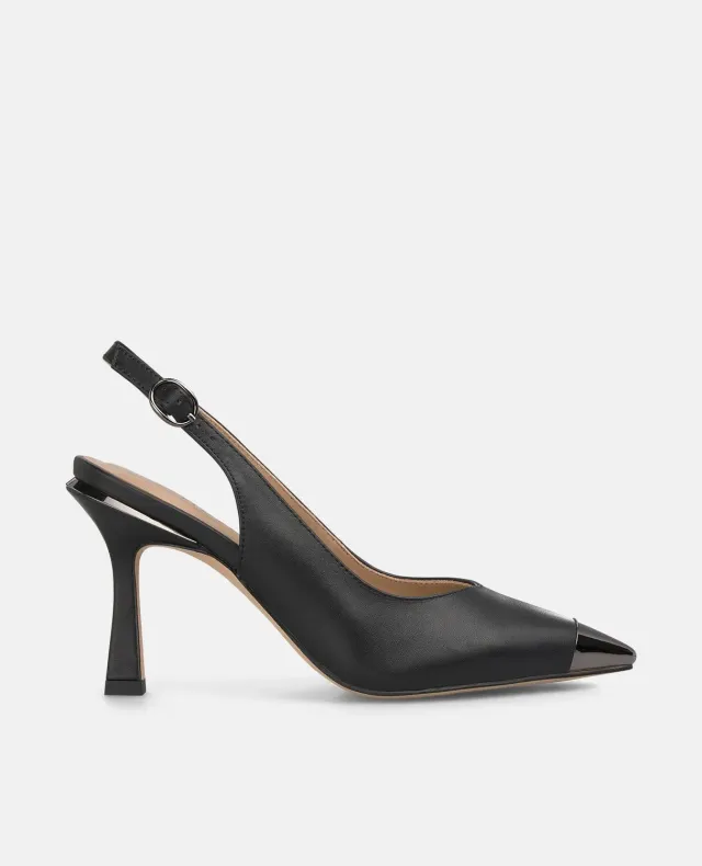 Alma en Pena I250392 escarpins noir cuir talon 9 cm