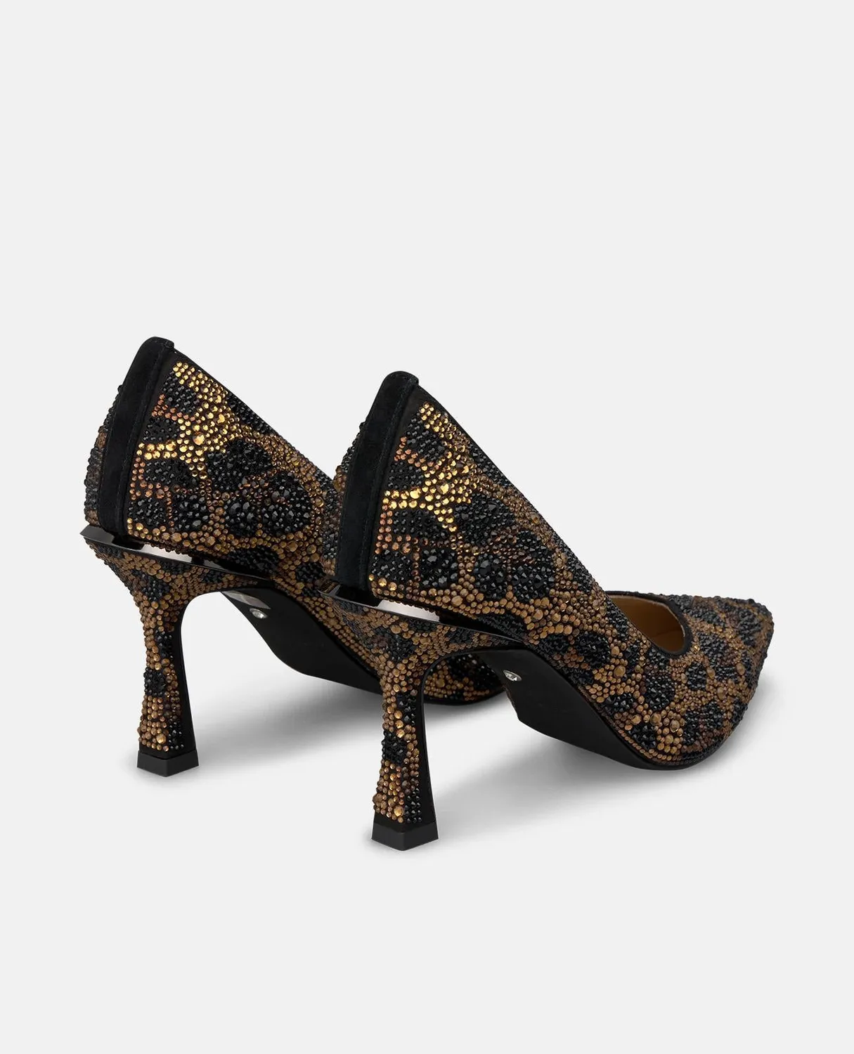 Alma en Pena I260241C escarpins animal print noir strass