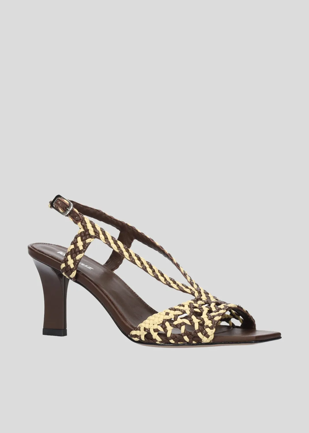 Lola Cruz Tábata 75 sandales à talon marron 7,5 cm