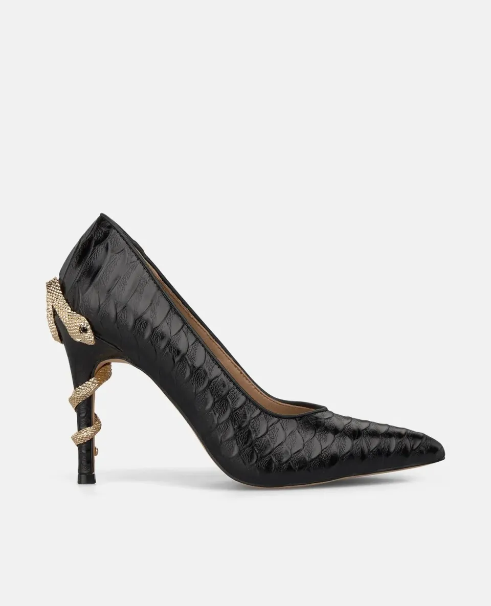 Alma en Pena I260258C escarpins cuir noirs talon 10 cm