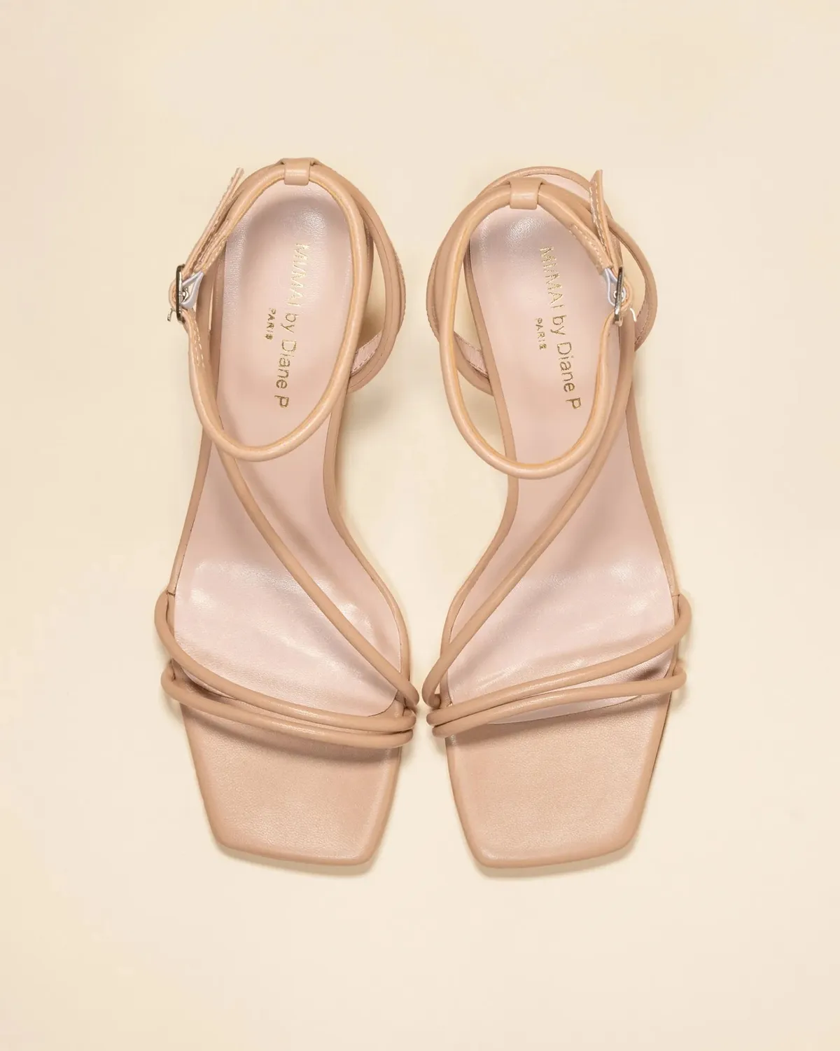 Mi/Mai Bondi Nude sandales talons nude