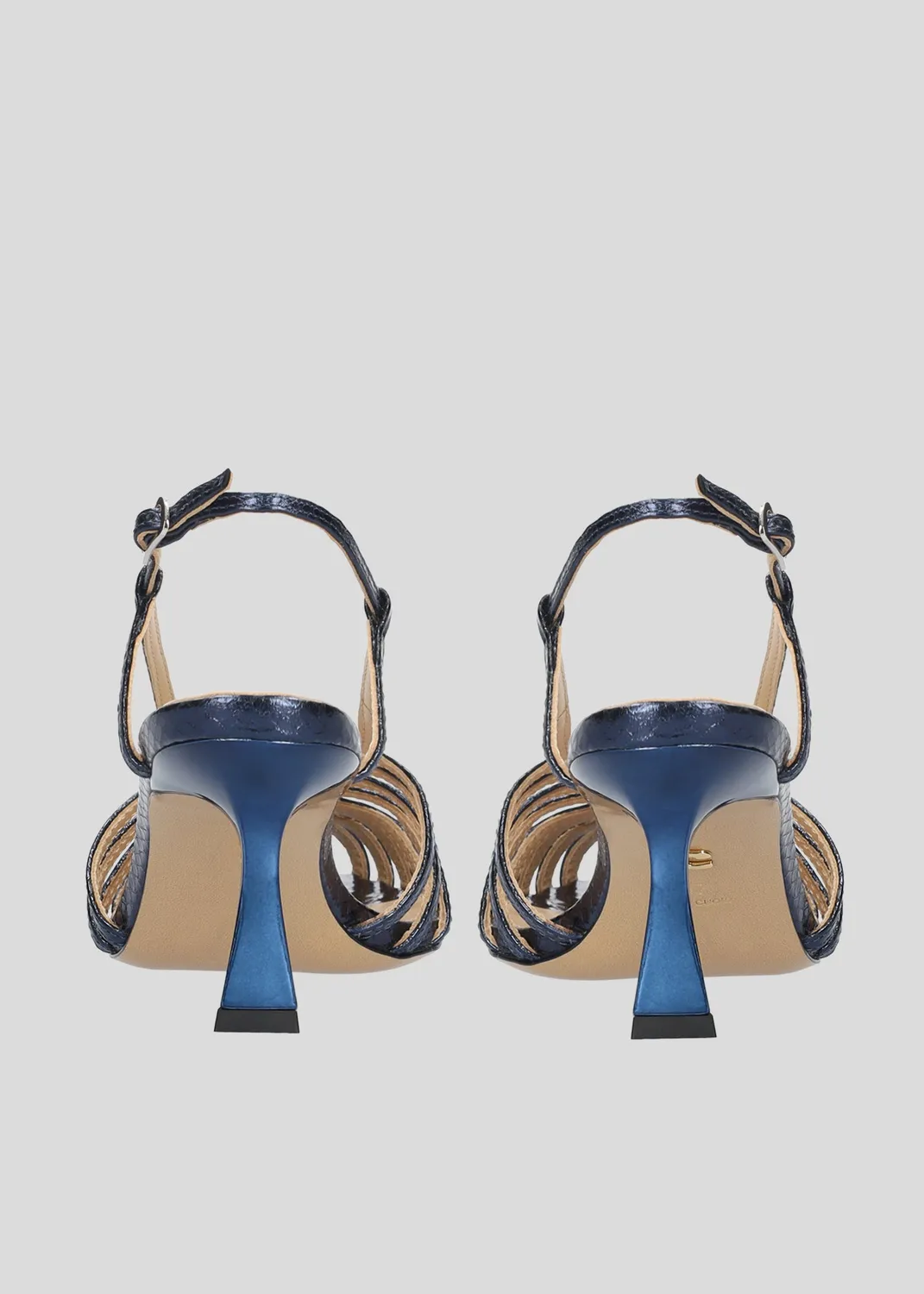 Lola Cruz Agata 65 sandales bleu marine