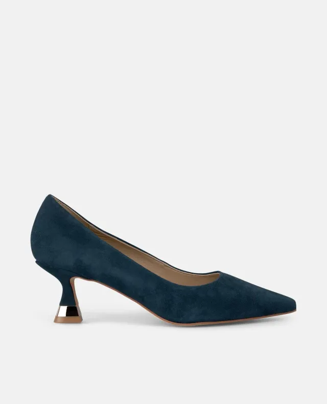 Alma en Pena I250516 escarpins daim bleu marine