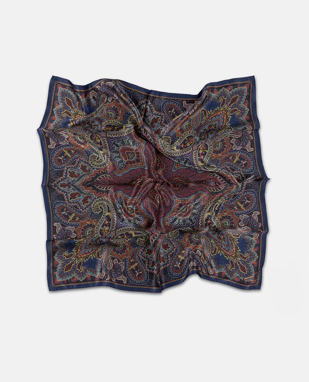 Alma en Pena I26AC002 foulard bleu marine polyester