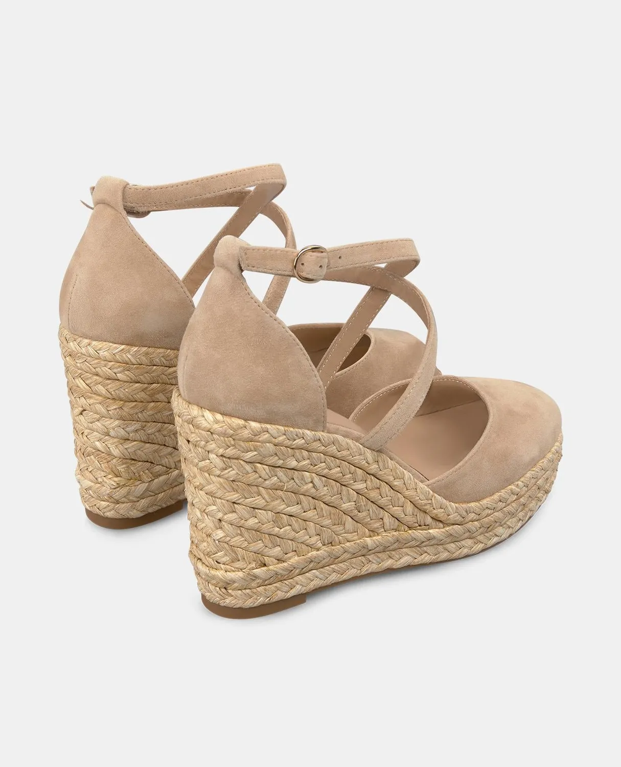 Alma en Pena V2551005 compensées beige talon 8 cm