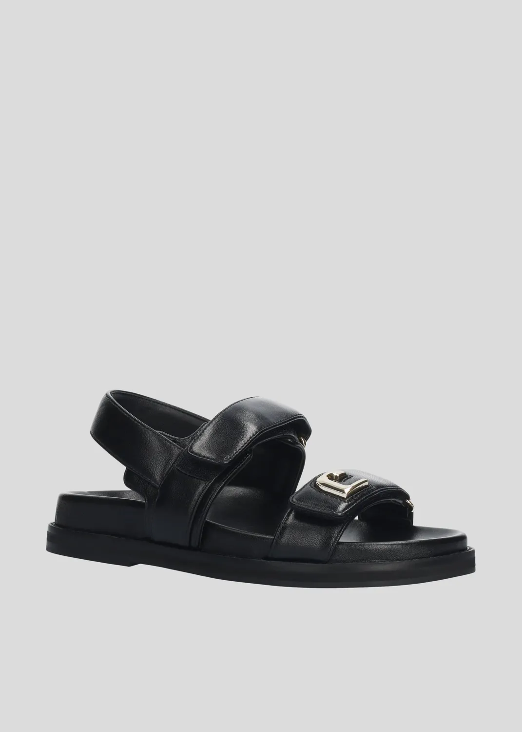 Lola Cruz Lola sandale plate noire