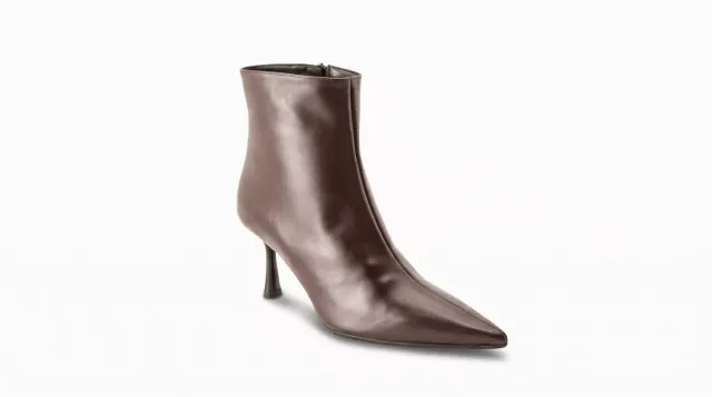 Matteo Pitti Penny Vintage bottines chocolat bout pointu
