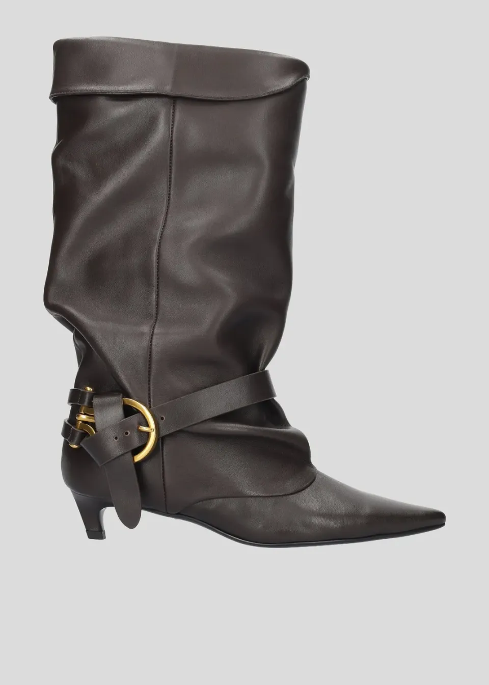 Lola Cruz Hyacinth bottines marron talon 3,5 cm