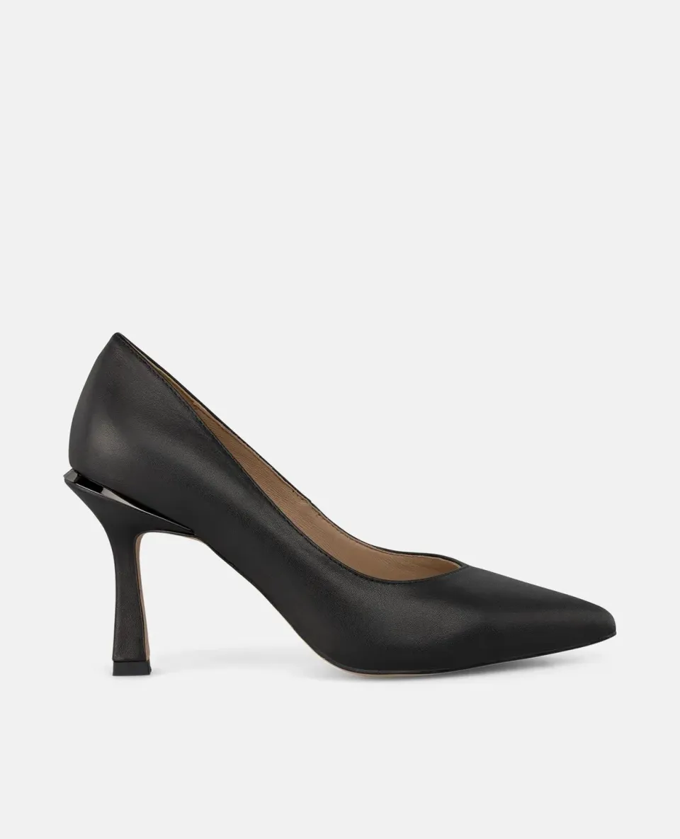 Alma en Pena I250415 escarpins nappa noirs talon 9 cm