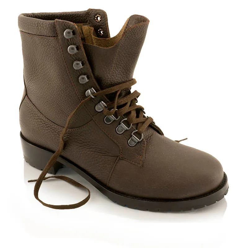 Bégum Paris Sherwood bottines ébène cuir déperlant 3 cm