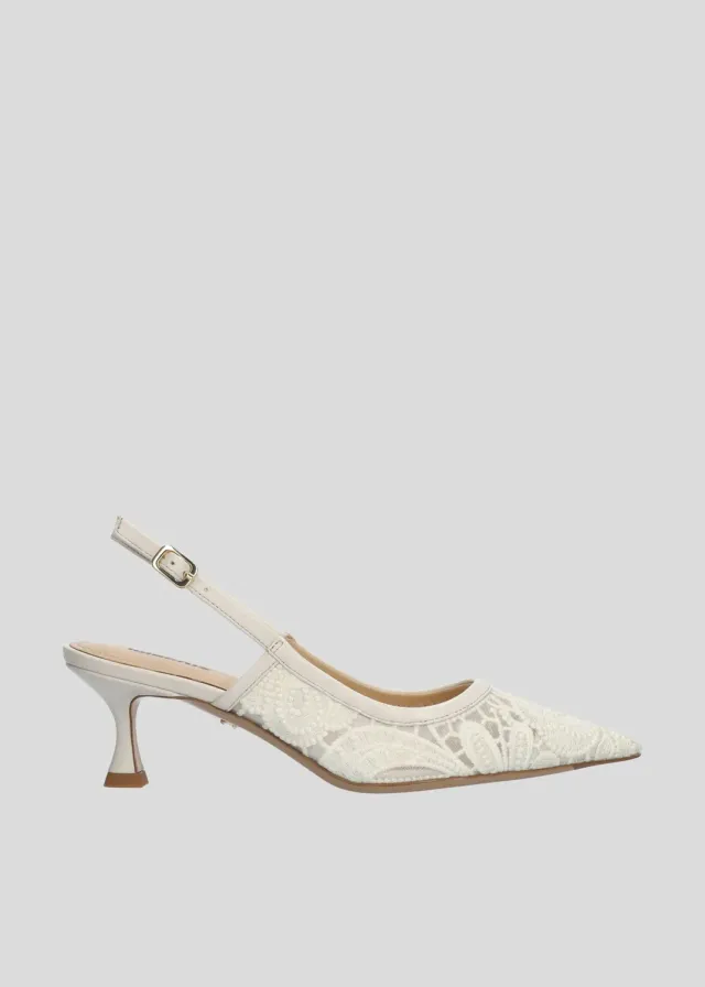 Lola Cruz Grace Pump 55 escarpins blanc