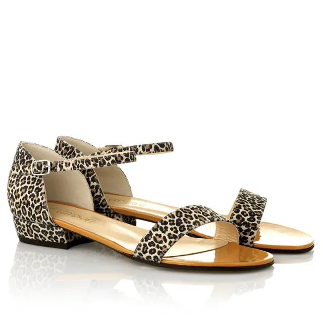 Bégum Paris Kanouga sandales leopardino 1,5 cm