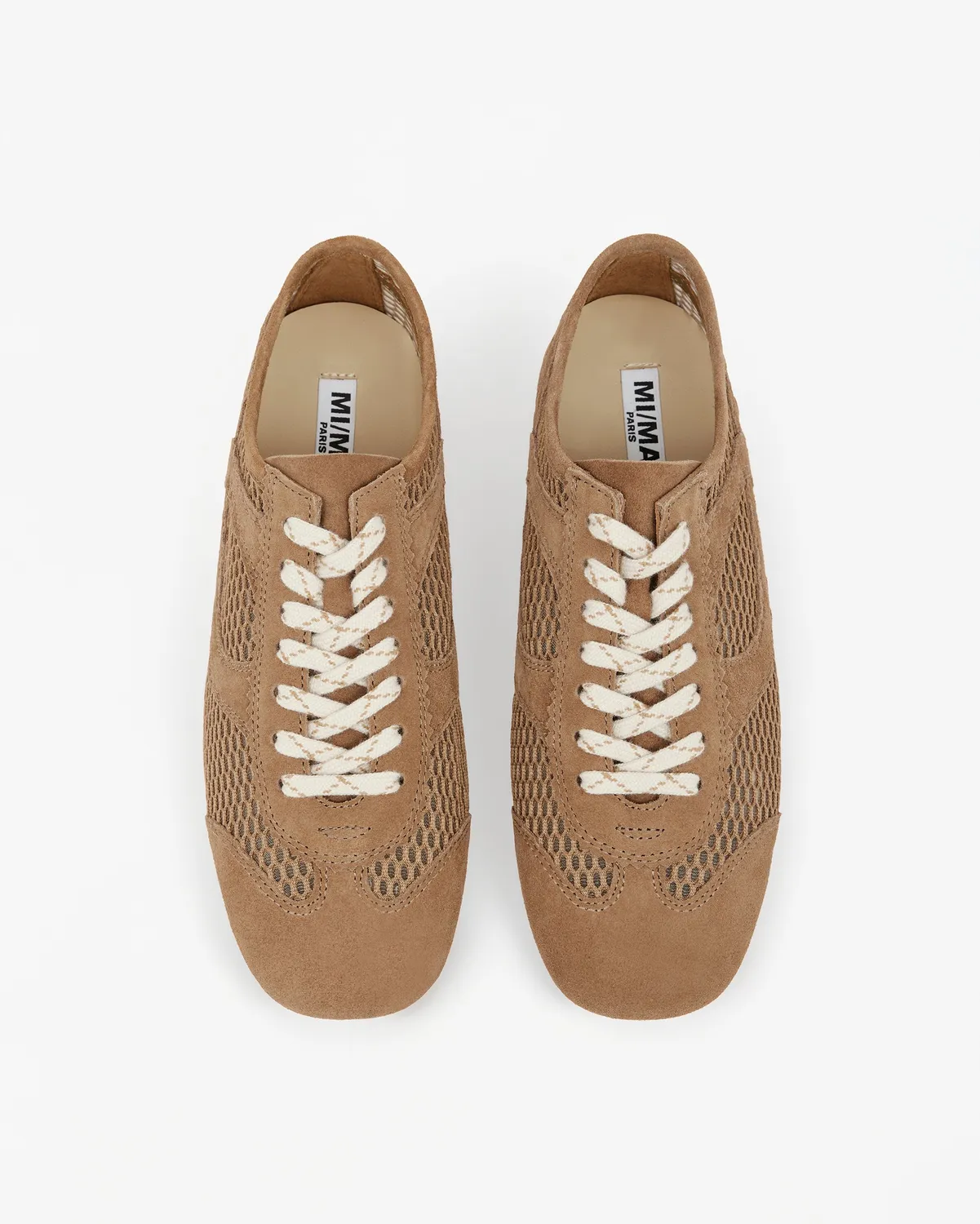 Mi/Mai Paola Mesh Brown baskets marron mesh respirant