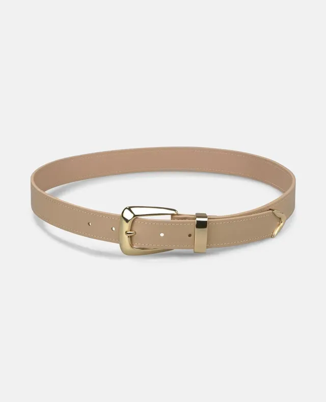 Alma en Pena V26CT017 ceinture cuir marron boucle métal