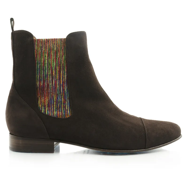 Bégum Paris Amazone bottines chelsea chocolat