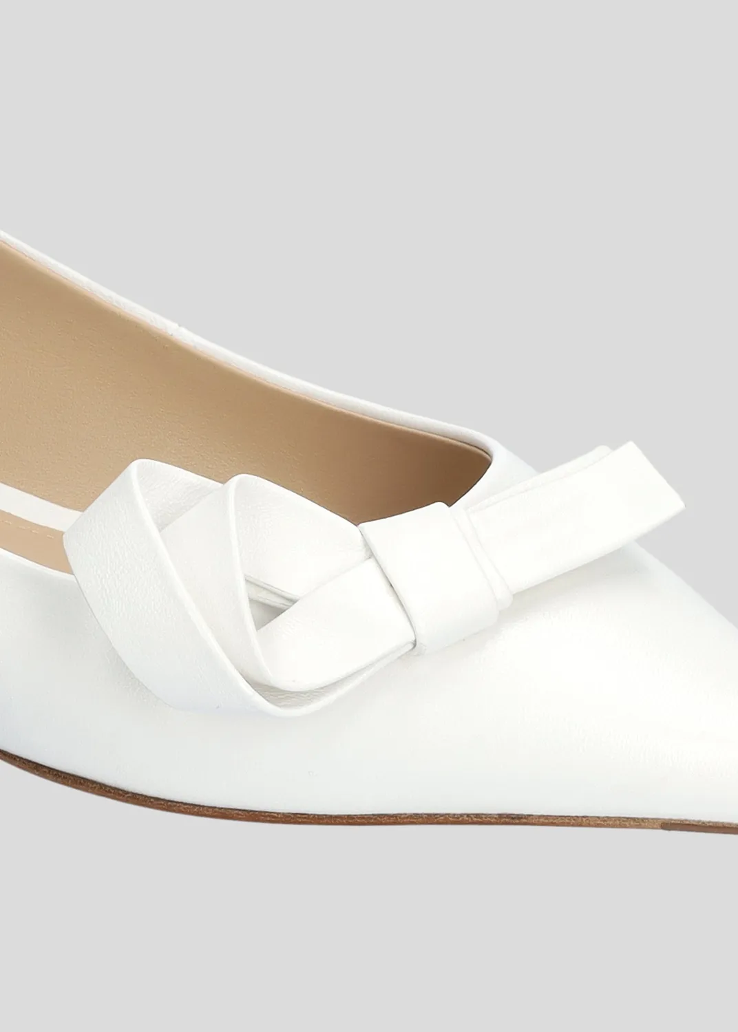 Lola Cruz Linda ballerines blanc