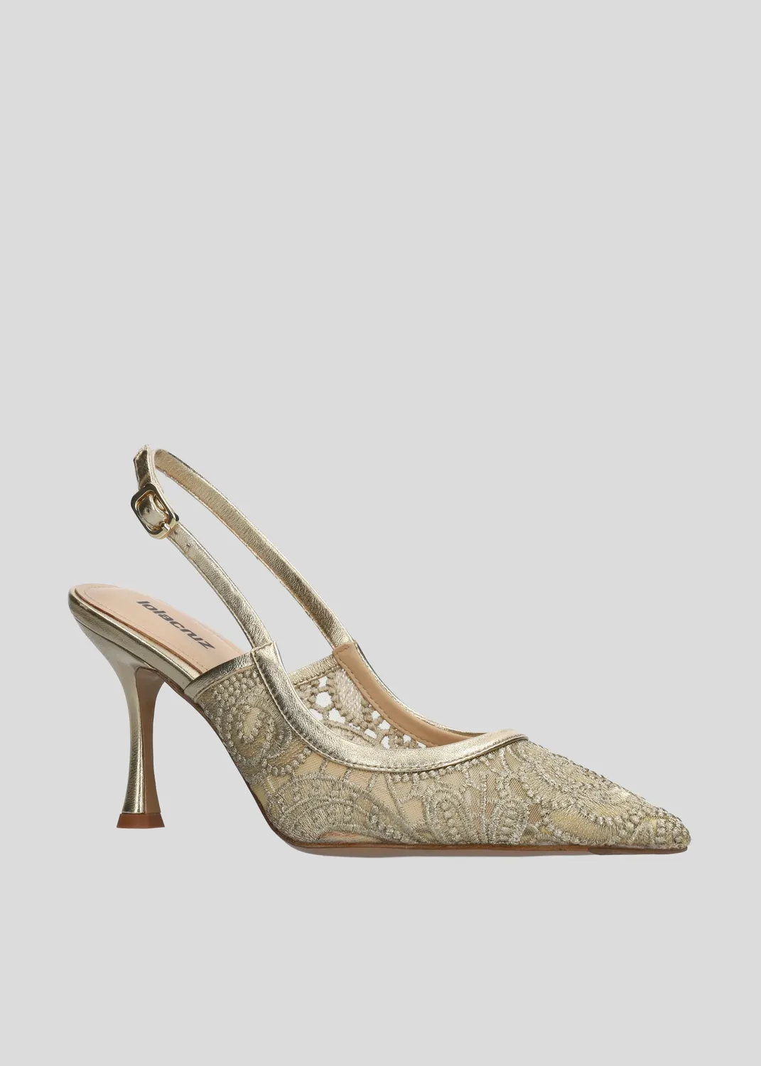 Lola Cruz Grace Pump 85 escarpins or talon 8,5 cm