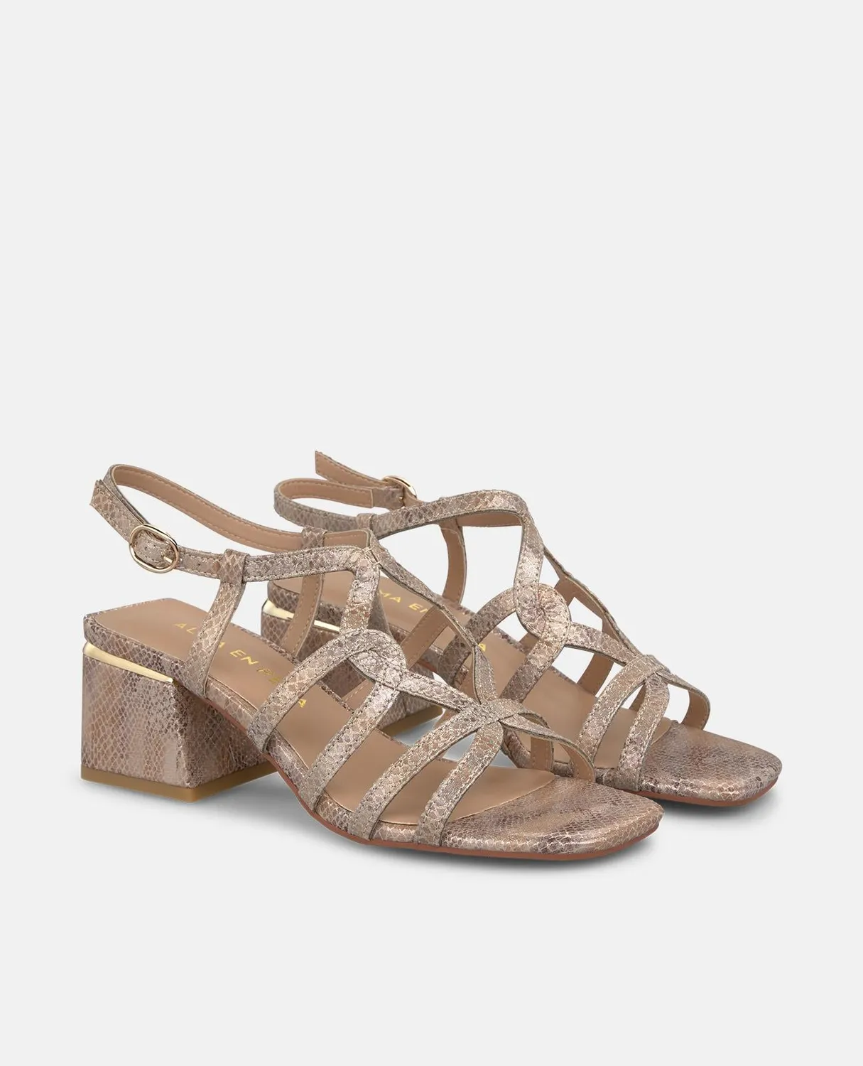 Alma en Pena Claudia V2650202 sandales camel talon 5,5 cm