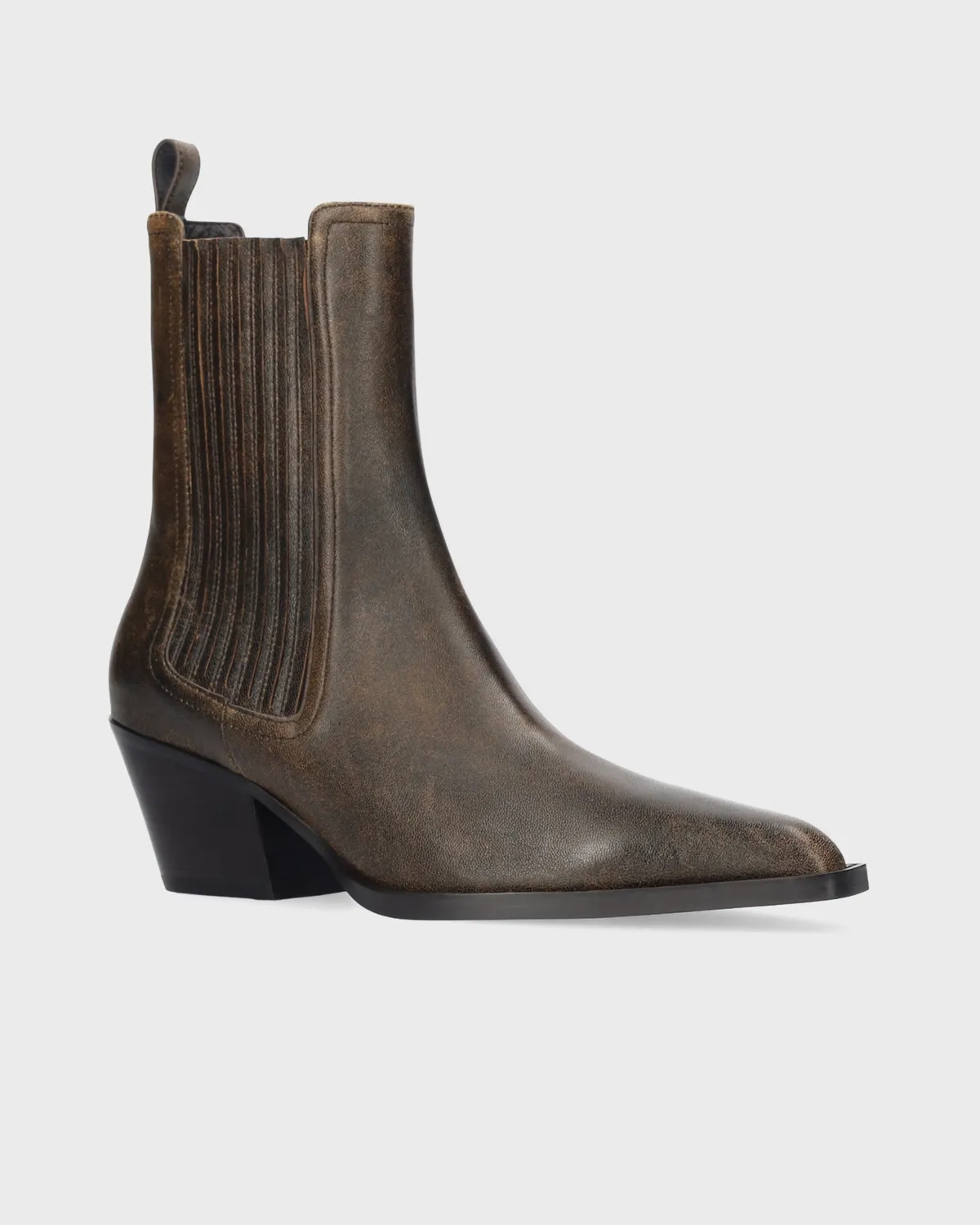 Lola Cruz Solenne 60 bottines chocolat talon 6 cm