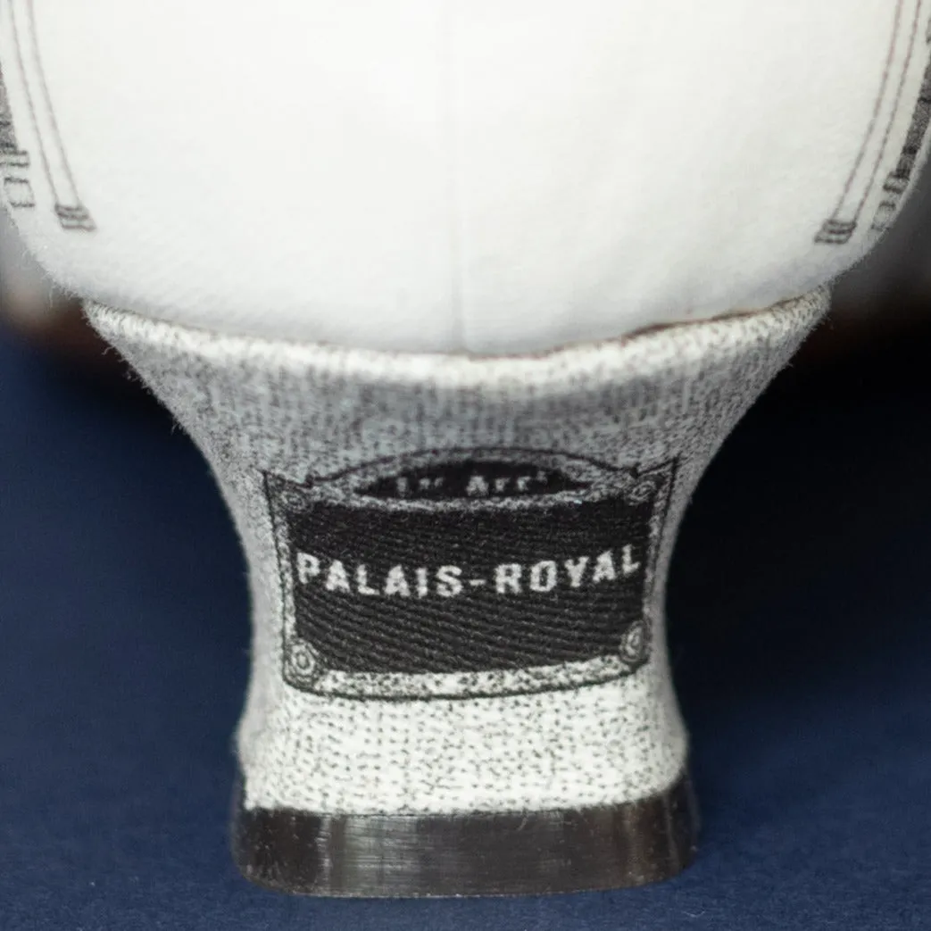 Bégum Paris Marquise Palais Royal escarpin toile blanche
