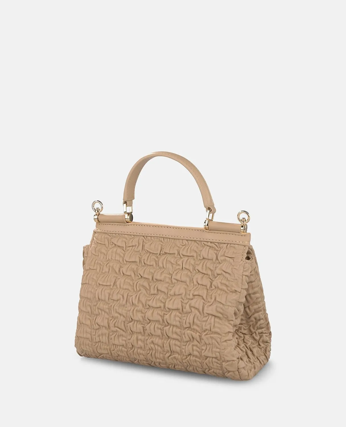 Alma en Pena V26BG060 sac cuir relief arena