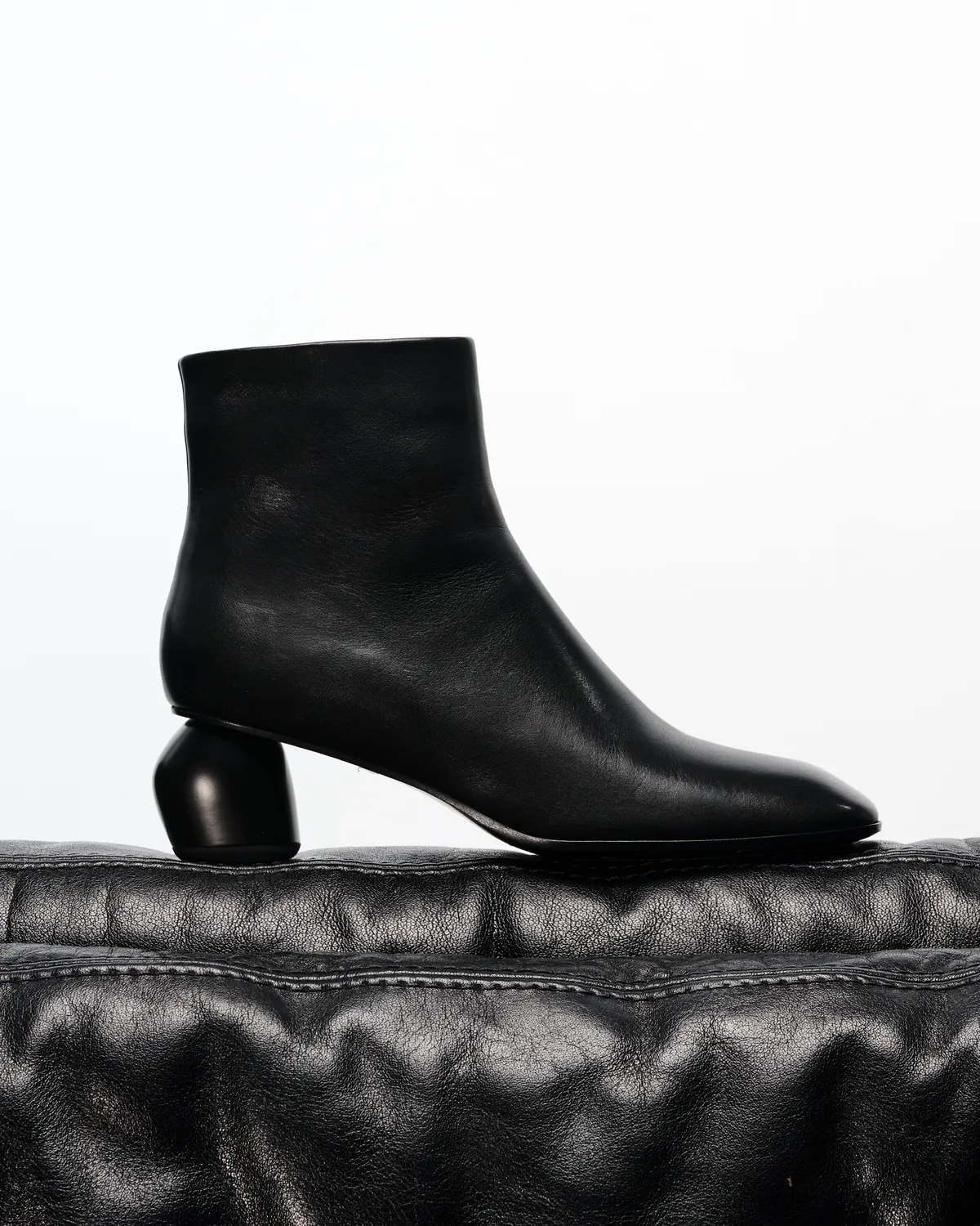 Mi/Mai Tadao Black bottines noir talon 5 cm