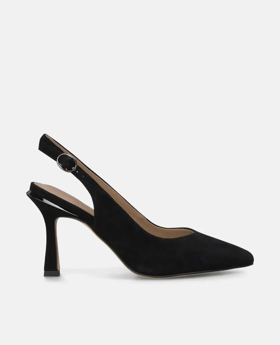 Alma en Pena I250390 escarpins slingback noirs talon 9 cm