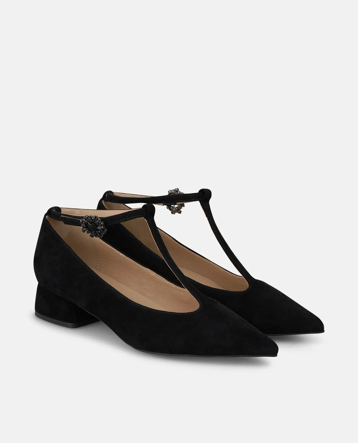 Alma en Pena I260184 escarpin noir cuir talon 3,5 cm