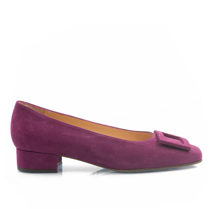 Bégum Paris Georgina escarpins bleu marine 2 cm