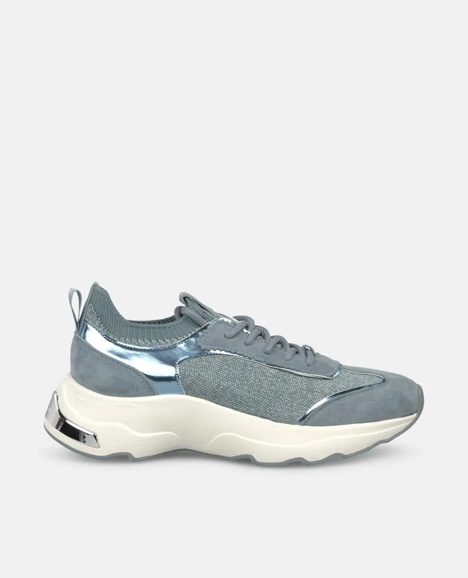 Alma en Pena V2652603 sneakers bleu plateforme 4,5cm