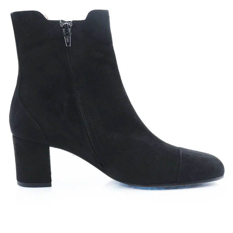 Bégum Paris Pimlico bottines noires cuir velours