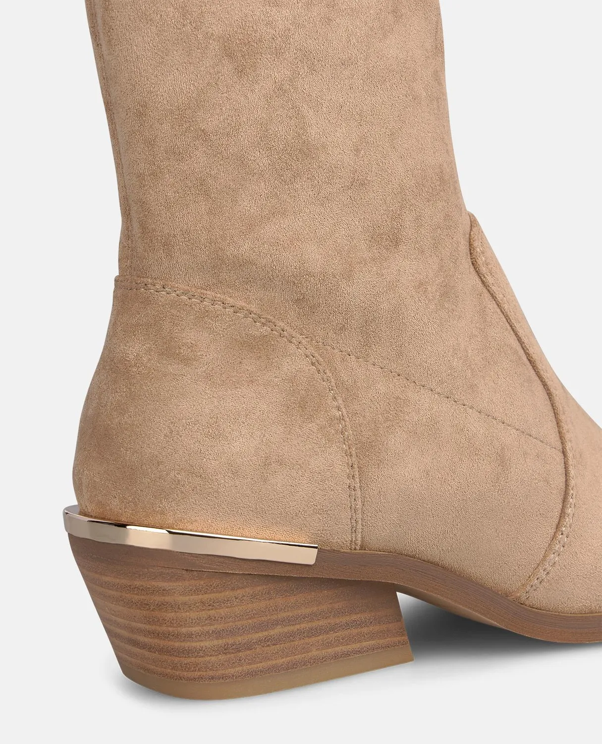 Alma en Pena I260603 bottines sable effet cuir talon 4,5cm