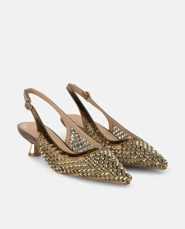 Alma en Pena V265203 escarpins bronze 4 cm