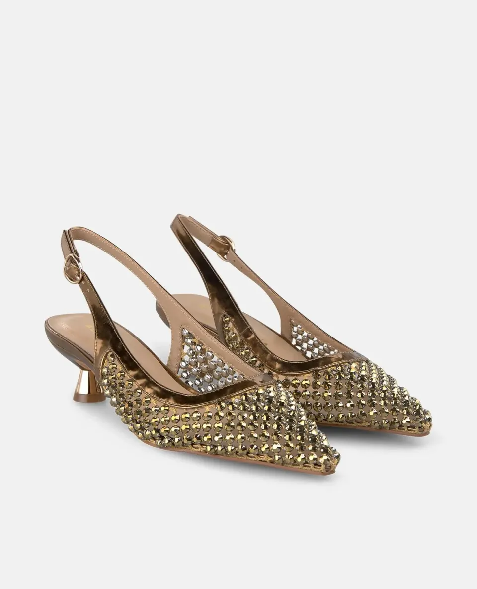 Alma en Pena V265203 escarpins bronze 4 cm