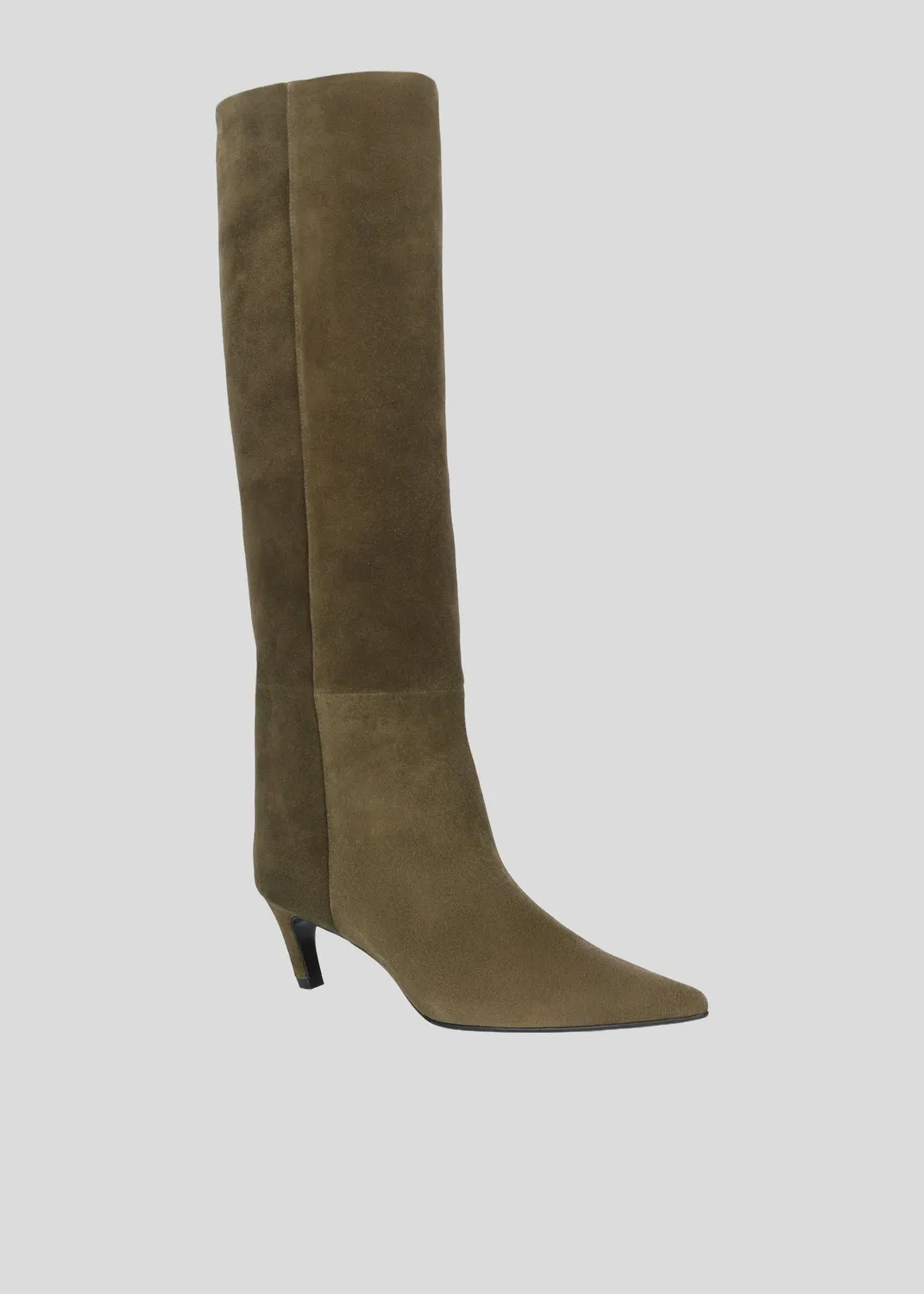 Lola Cruz Elizabeth 55 bottines kaki talon 5,5 cm