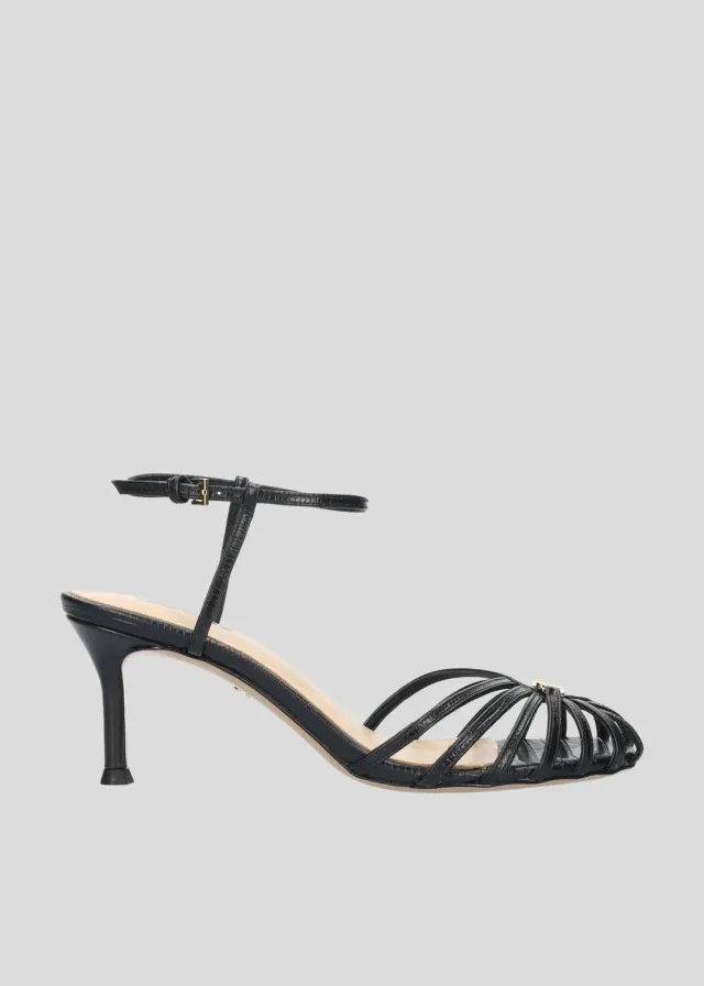 Lola Cruz Tango 65 sandales noir talon 6,5 cm