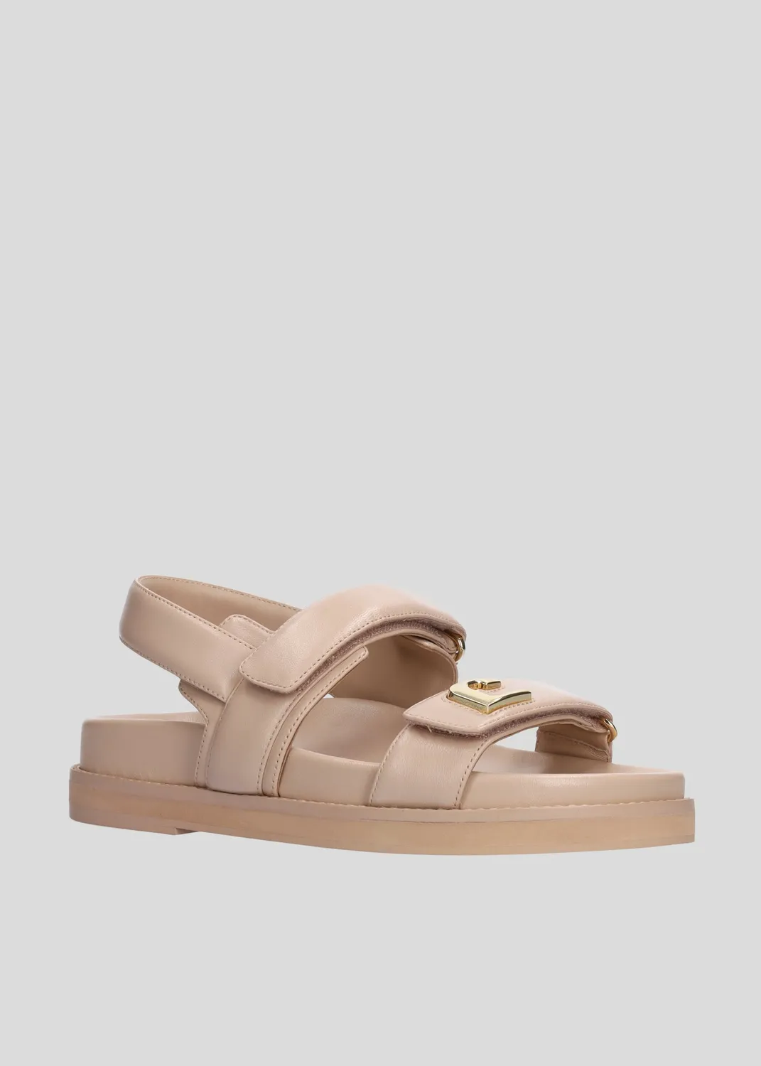 Lola Cruz Lola Flats sandales plates nude