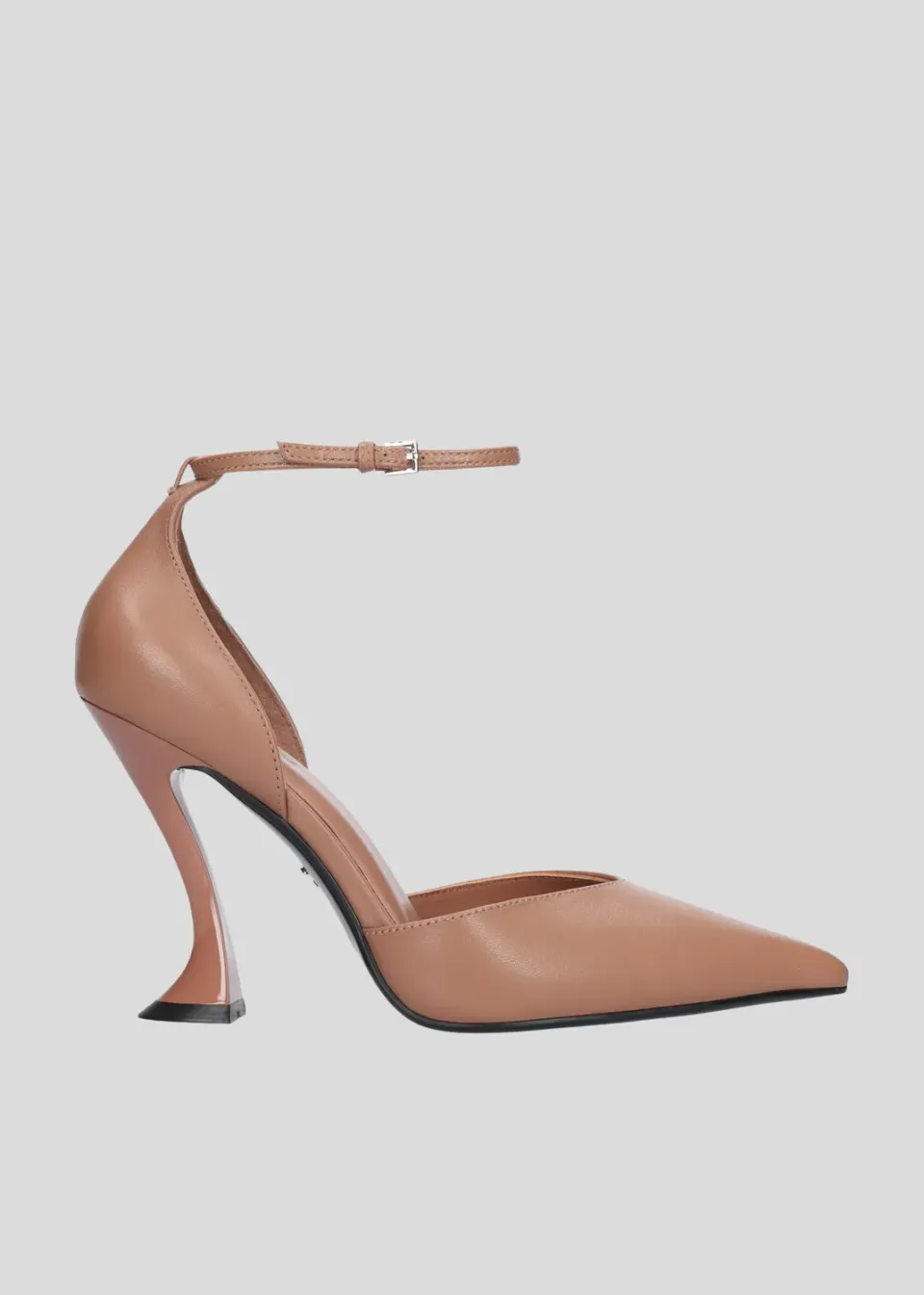 Lola Cruz Eugenia 95 escarpins nude cuir 9,5 cm