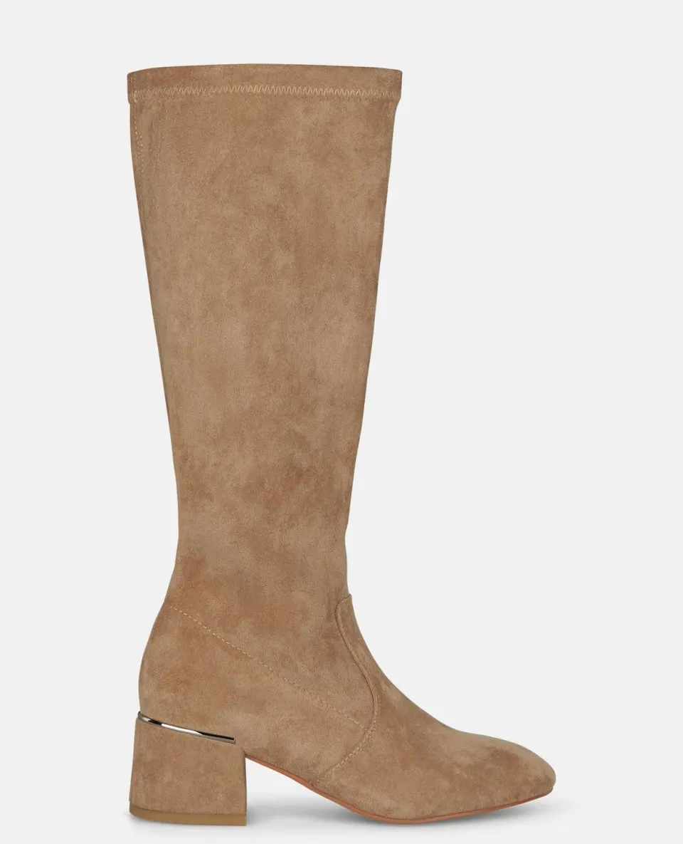 Alma en Pena I2652091C bottes hautes sable talon 5,5 cm