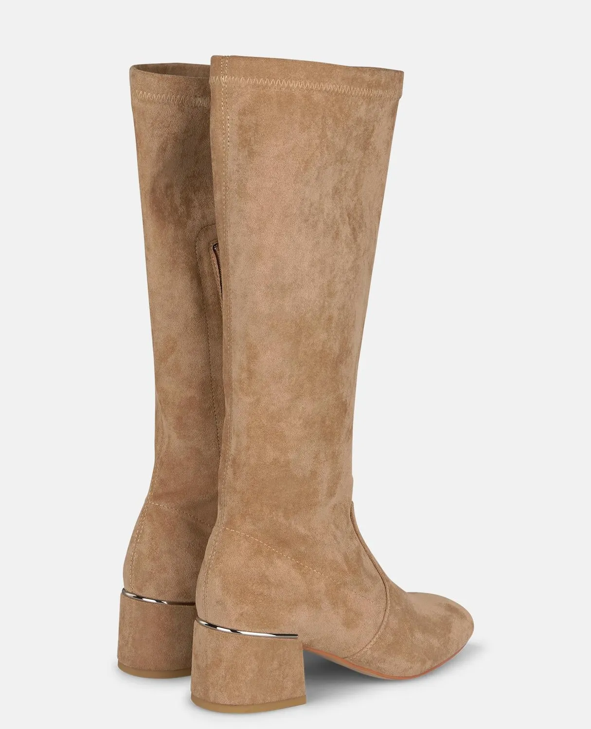 Alma en Pena I2652091C bottes hautes sable talon 5,5 cm